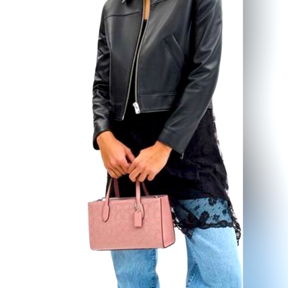 NWT Coach Outlet Nina Small Tote Bag  Signature Rivets - Picture 2 of 8